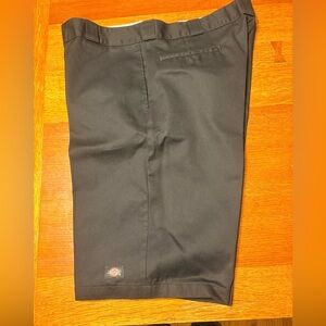 Dickies Men's Black Flat Front Shorts